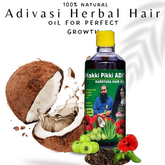 ADIVASI KARNATAKA HAKKI PIKKI HAIR OIL