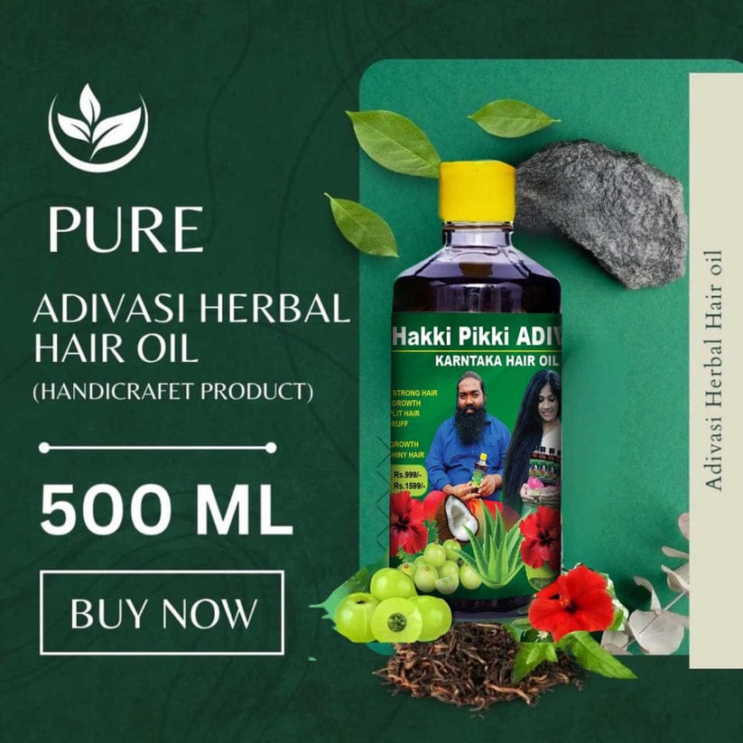 ADIVASI KARNATAKA HAKKI PIKKI HAIR OIL